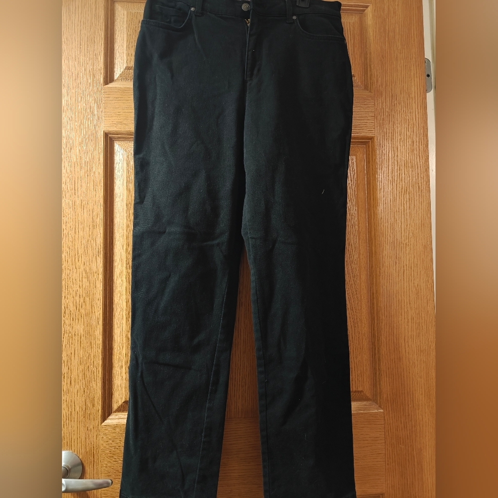 Gloria Vanderbilt Black Amanda Style Size 12 Jeans